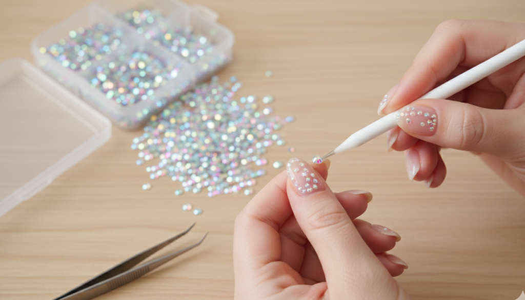 Best Resin Nail Rhinestones for Healthy Natural Nails